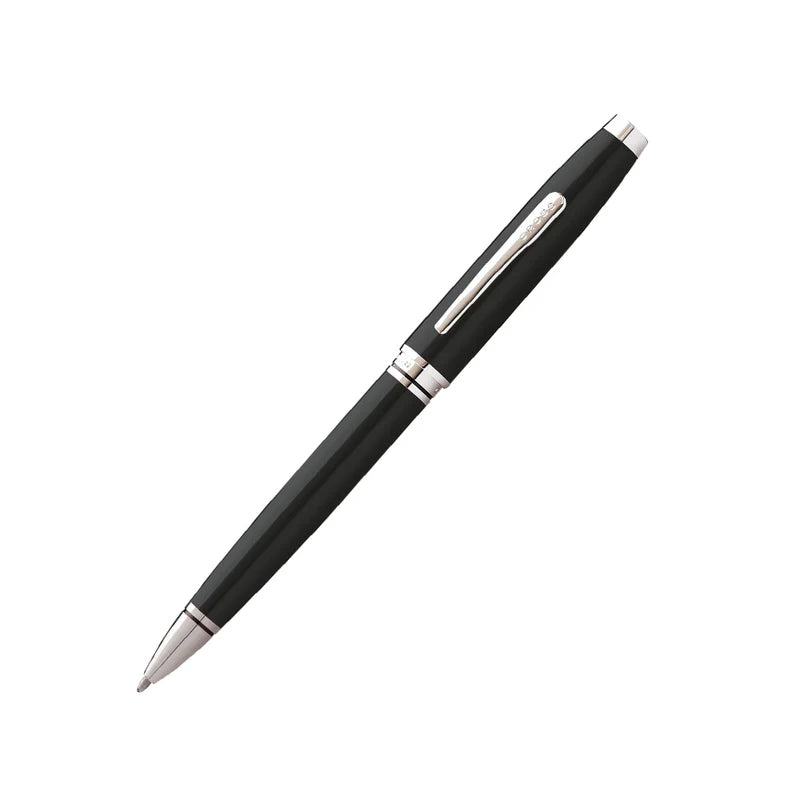 CROSS, Gift Set - COVENTRY BLACK LACQUER | Ballpoint pen + Blue Executive Book.