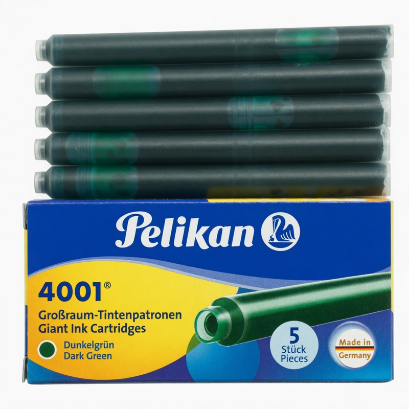 PELIKAN, Ink Cartridge - 4001 Dark Green.