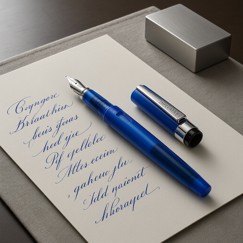 DIPLOMAT | FOUNTAIN PEN | MAGNUM DEMO | BLUE