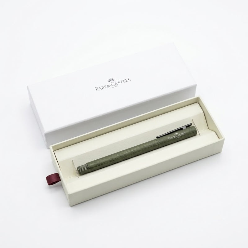 FABER CASTELL, Fountain Pen - NEO | Slim Aluminium | Olive Green | BT.