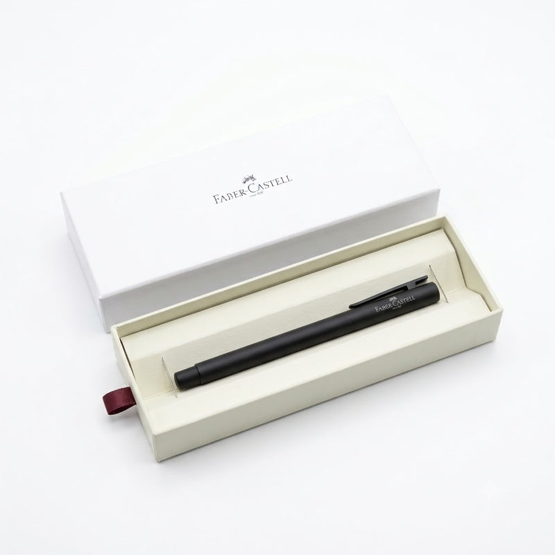FABER CASTELL, Fountain Pen - NEO | Slim Aluminium | Black | BT.