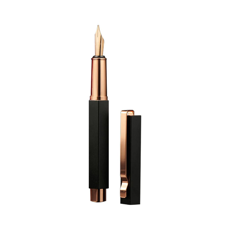 KACO, Fountain Pen - LUXO BLACK Rose.