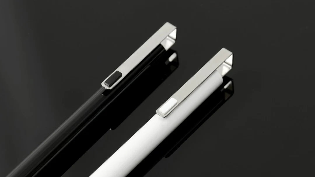 KACO, Gel Pen - SMOOTH Stainless Steel WHITE .