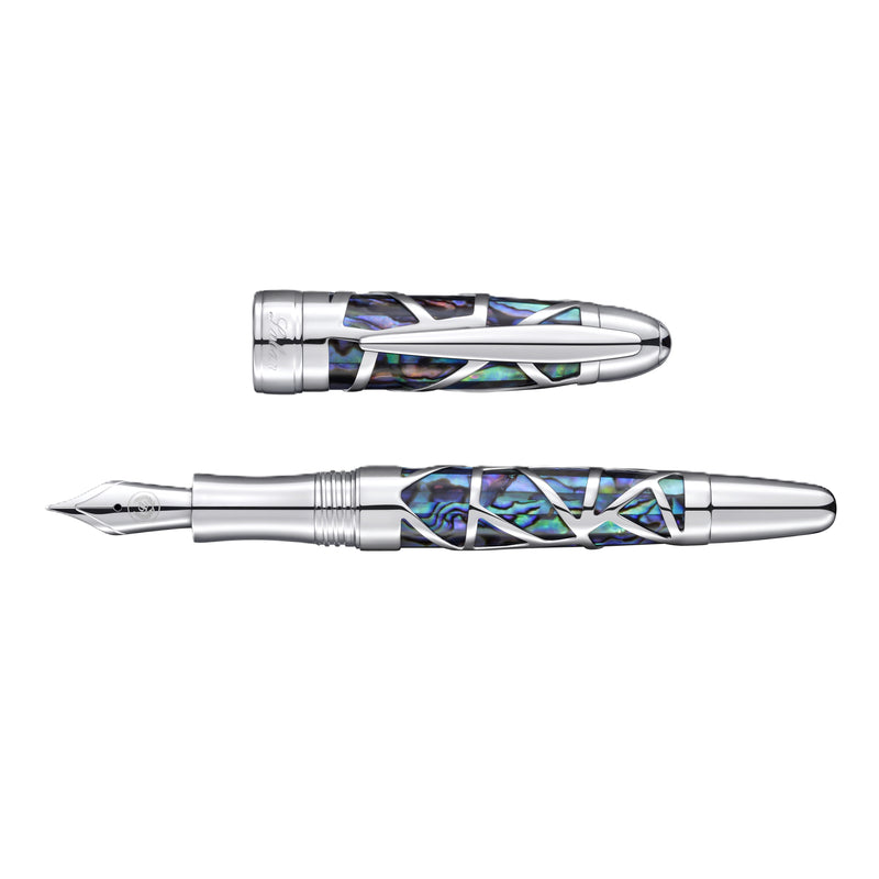LABAN, Fountain Pen - OCEANA SILVER.