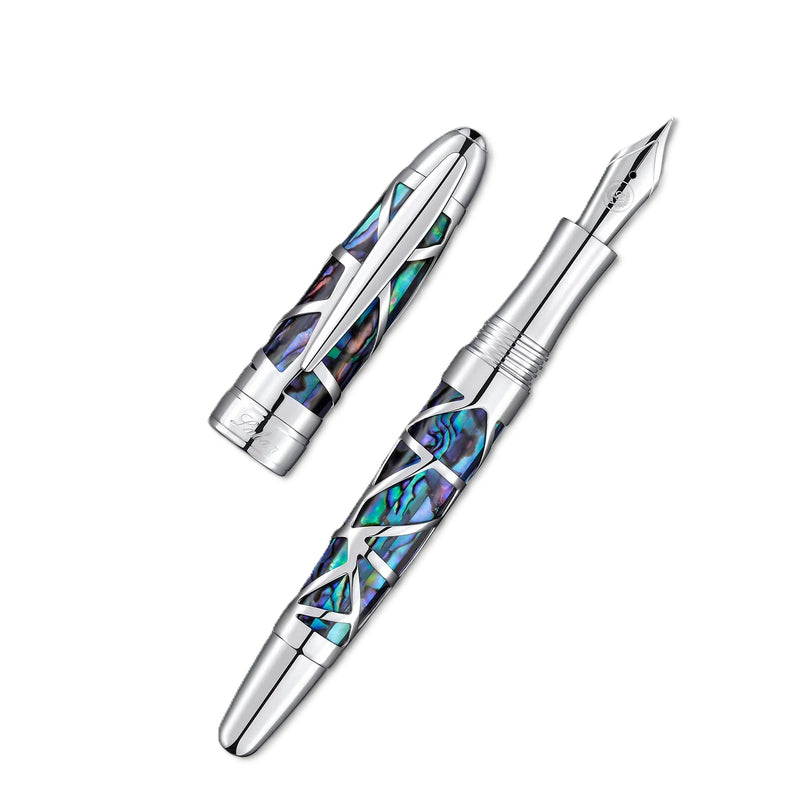 LABAN, Fountain Pen - OCEANA SILVER.
