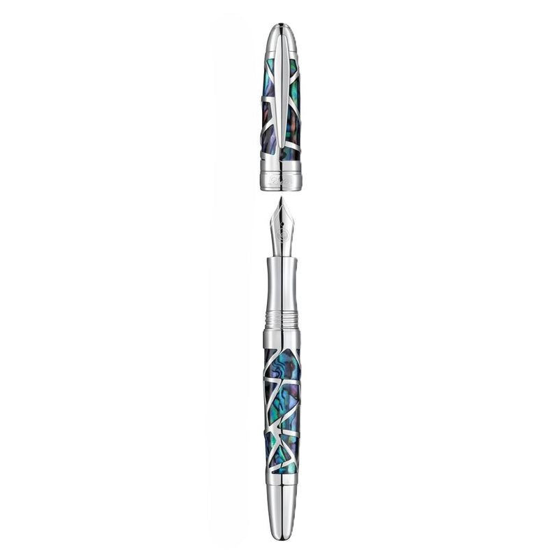 LABAN, Fountain Pen - OCEANA SILVER.