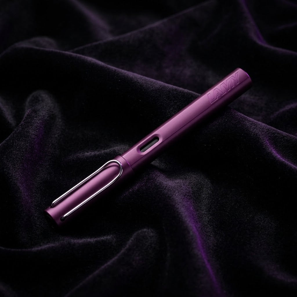 LAMY, Fountain Pen - AL STAR BLACK PURPLE.