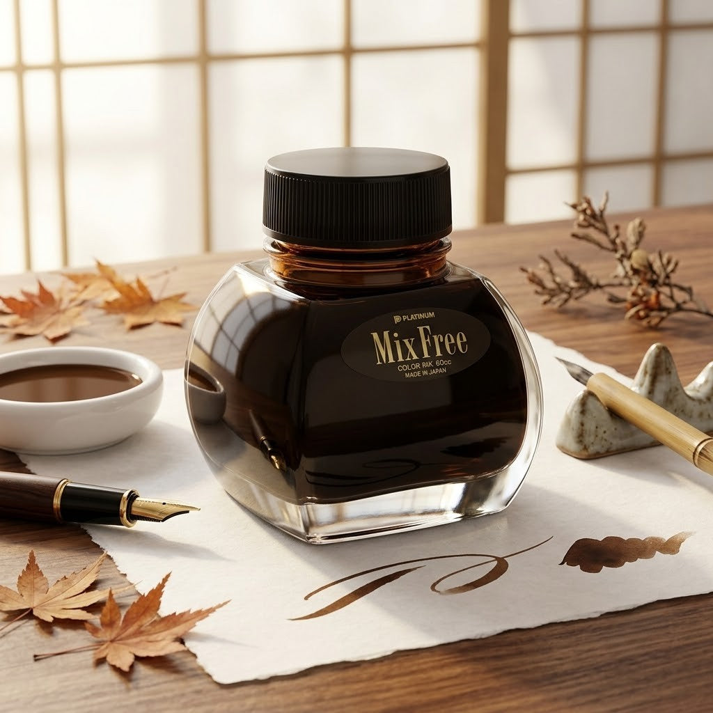 PLATINUM | Mixable Ink Bottle - EARTH BROWN 60 ml.