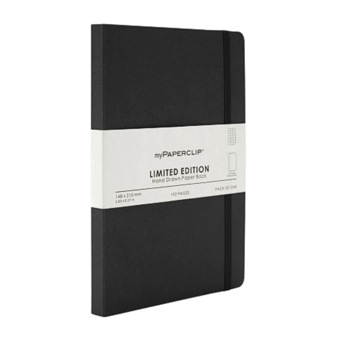 myPAPERCLIP, NoteBook - Limited Edition 192 Pages Black.