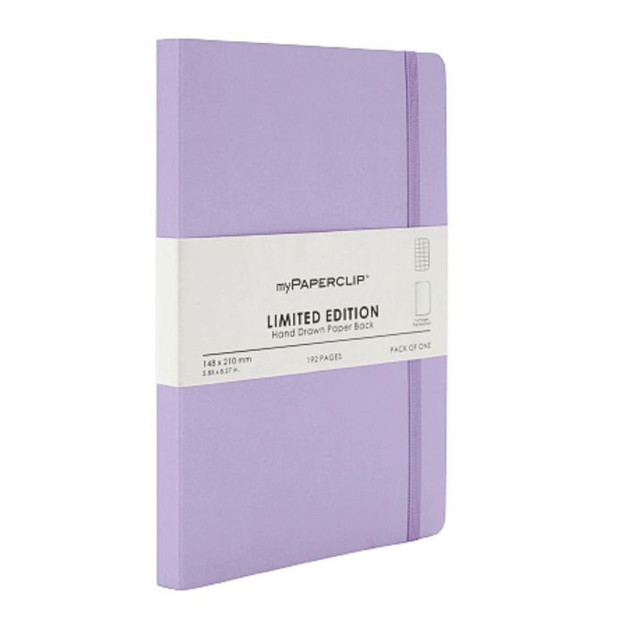 myPAPERCLIP, NoteBook - Limited Edition 192 Pages Lilac.