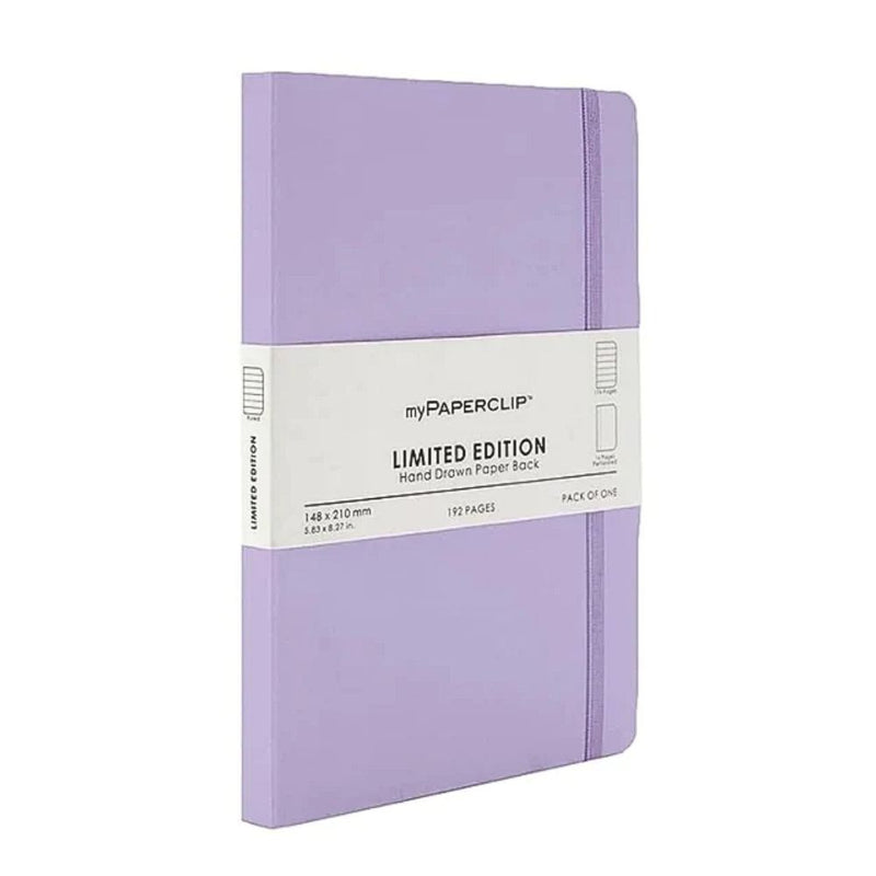 myPAPERCLIP, NoteBook - Limited Edition 192 Pages Lilac.