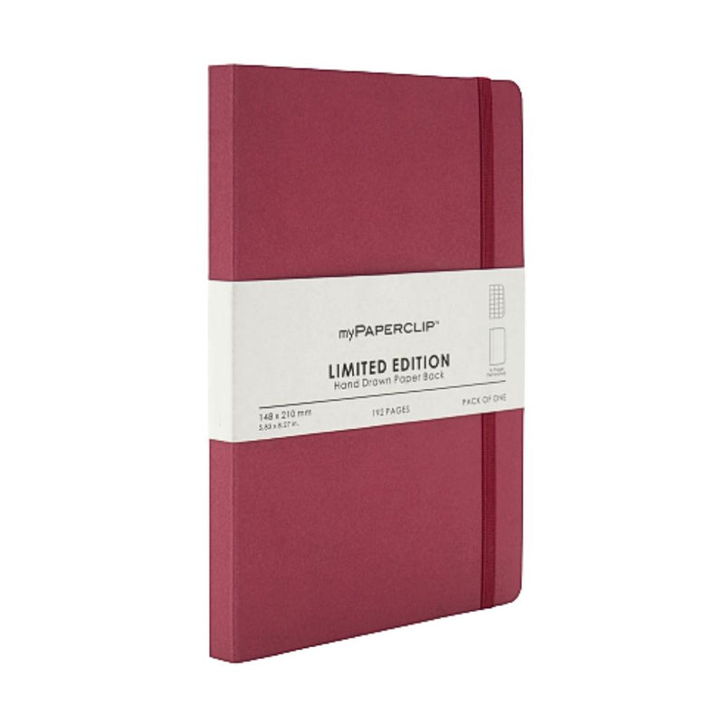 myPAPERCLIP, NoteBook - Limited Edition 192 Pages Raspberry.
