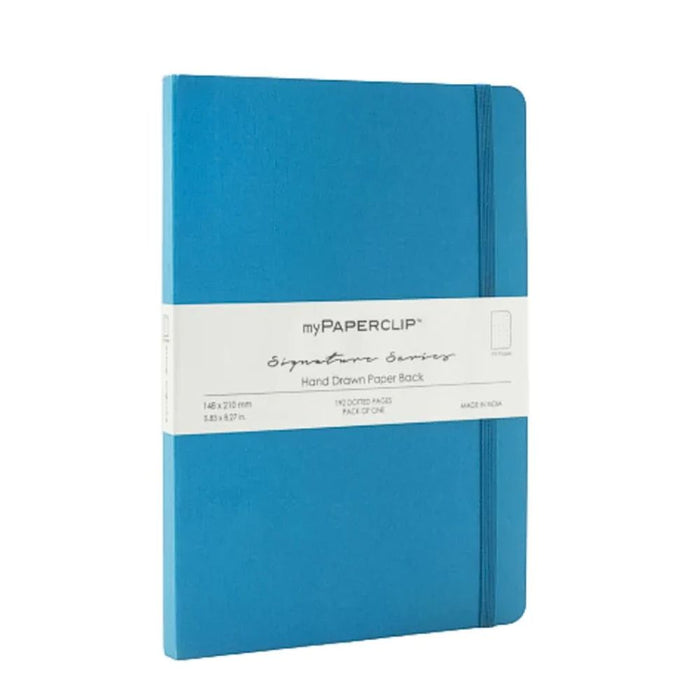 myPAPERCLIP, NoteBook - SIGNATURE Series 192 Pages Kingfisher Blue.