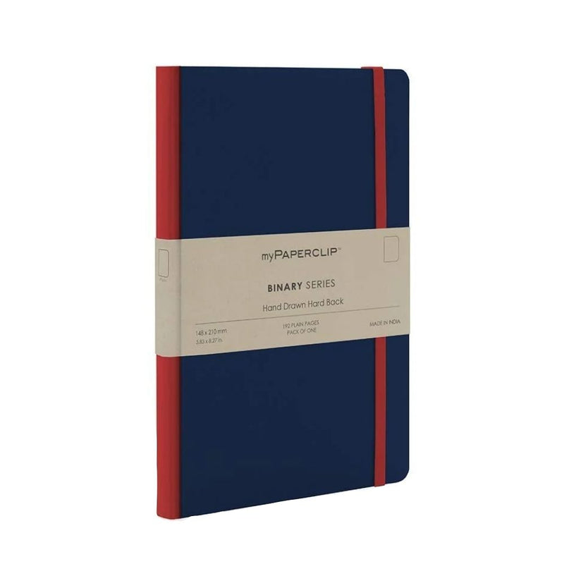 myPAPERCLIP, Notebook - BINARY Series 192 Pages BLUE .
