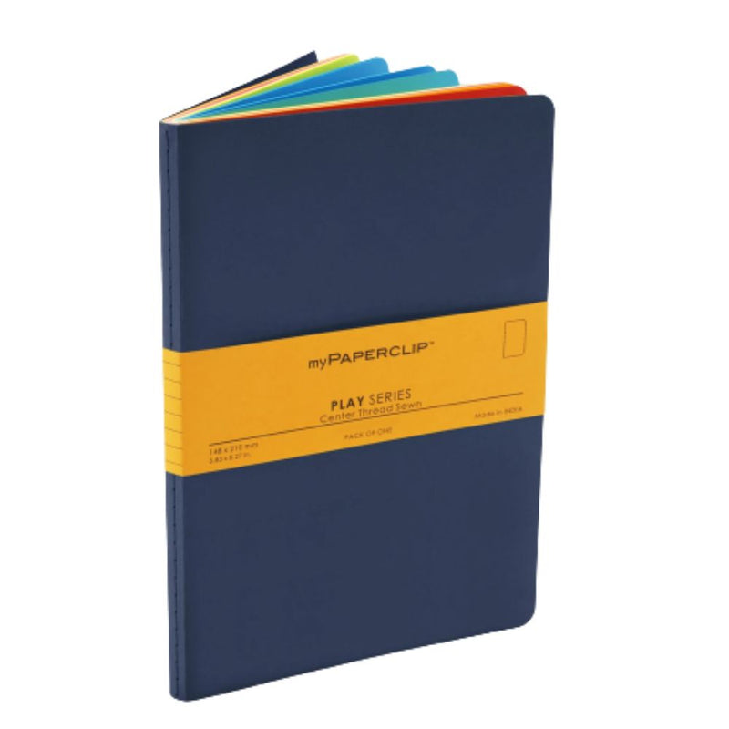 myPAPERCLIP, Notebook - PLAY Series  192 Pages BLUE.