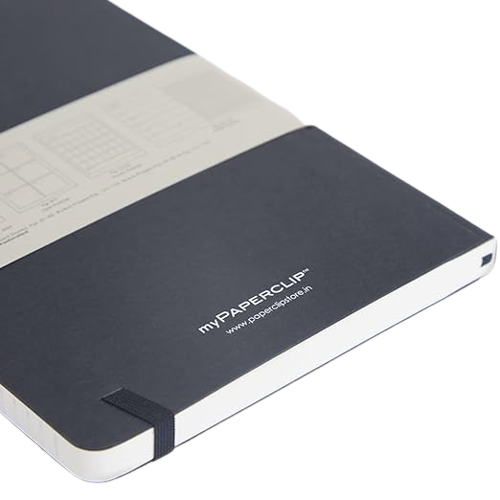 myPAPERCLIP, Weekly Planner - D2 192 Pages BLACK Spine Year 2024.