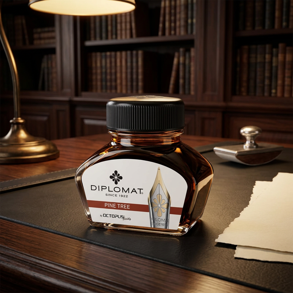 DIPLOMAT, Ink Bottle - OCTOPUS PINE TREE (30mL).