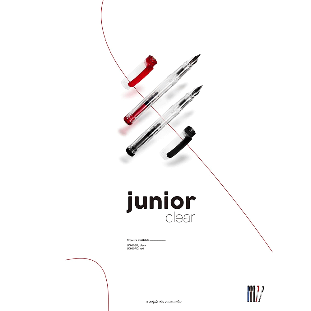 JUNIOR CLEAR RED.