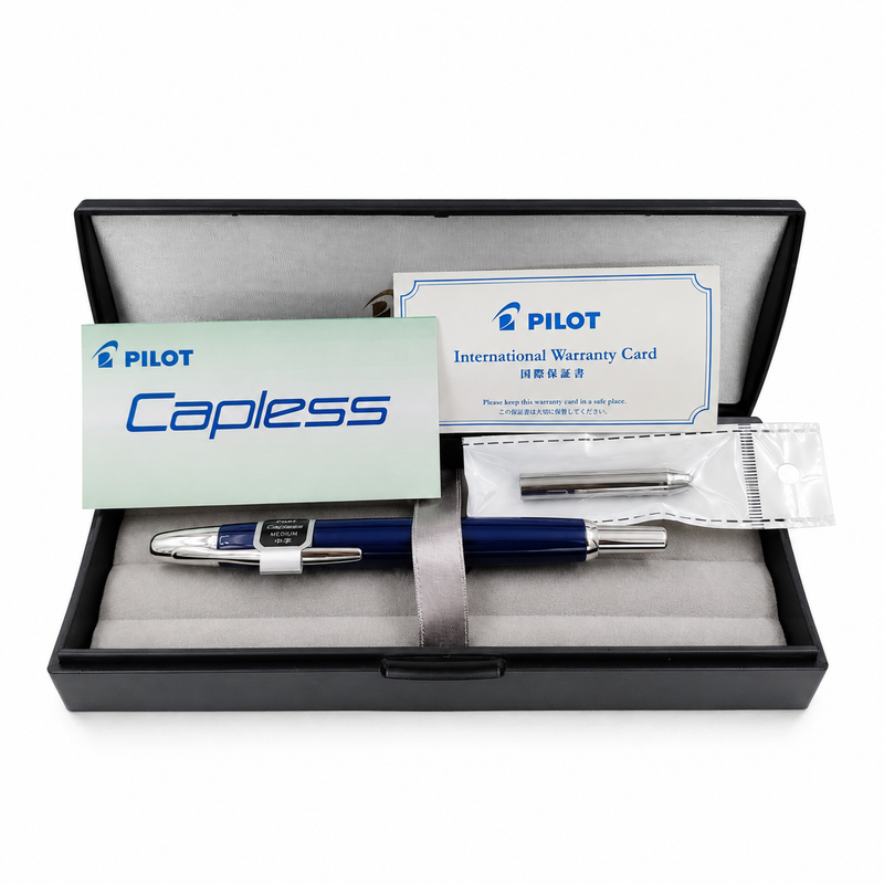 PILOT, Fountain Pen - CAPLESS | BLUE | Rhodium | 18K | CT.