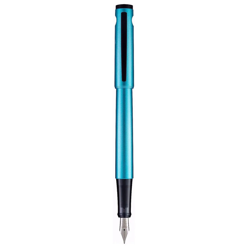PILOT, Fountain Pen - Explorer Metallic | Medium -  Emerald BLUE.