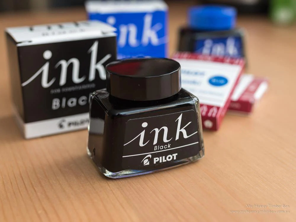 PILOT, Ink Bottle - BLACK | 30mL. — SWASTIK penn