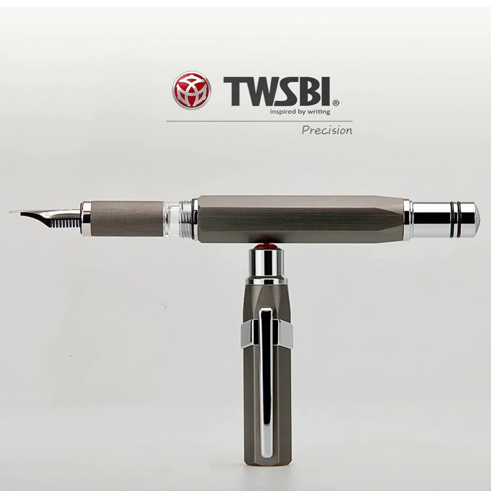 TWSBI | Fountain Pen | PRECISION GUNMETAL | Body Material : Aluminum 
