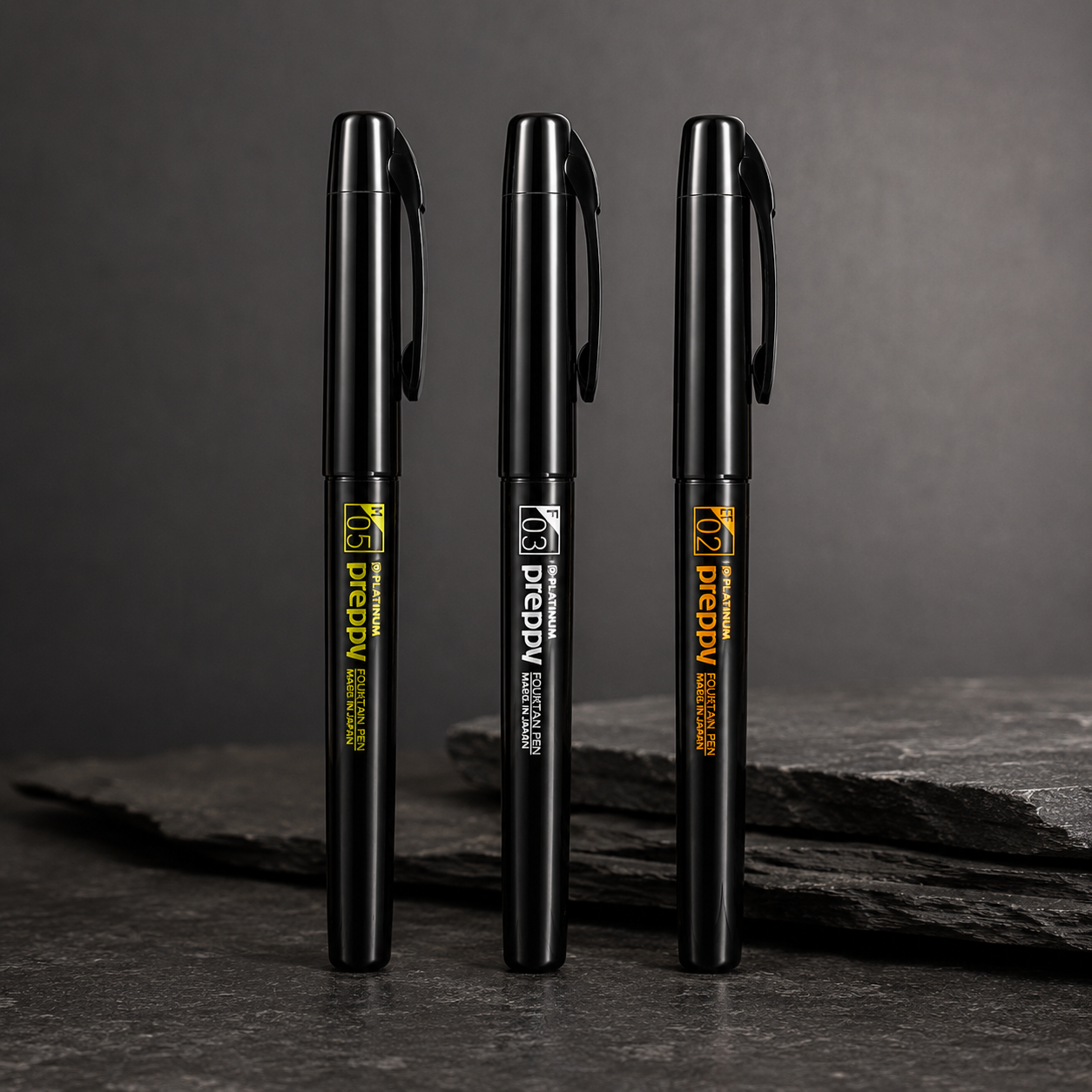 PLATINUM, Fountain Pen - Special PREPPY BLAK EDITION.