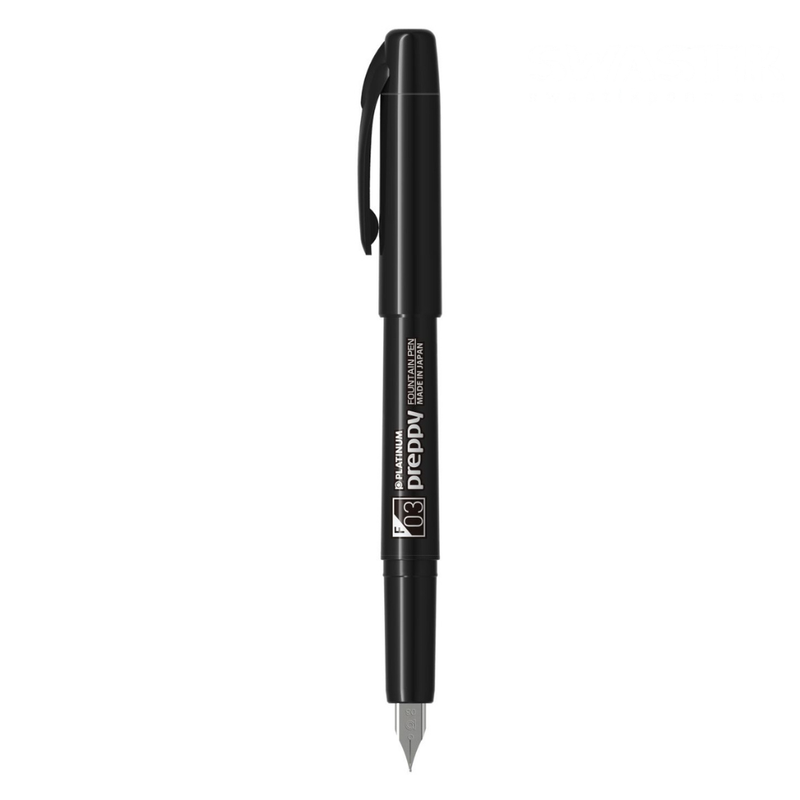 PLATINUM, Fountain Pen - Special PREPPY | Black Edition.