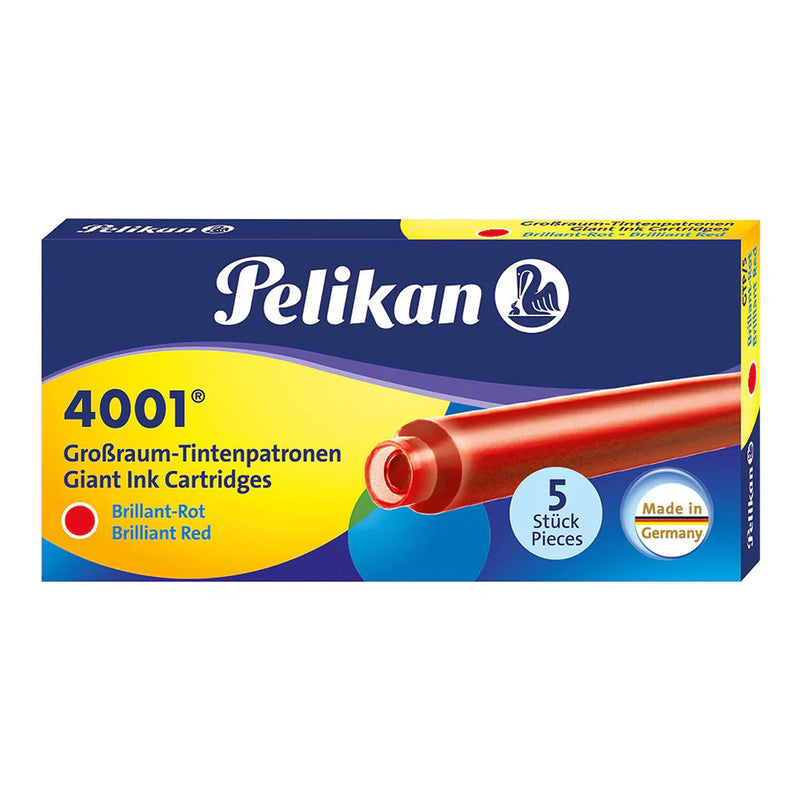 PELIKAN, Ink Cartridge - 4001 Brilliant Red.