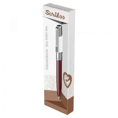 SCRIKSS, Ballpoint Pen - VINTAGE 77 BURGUNDY.