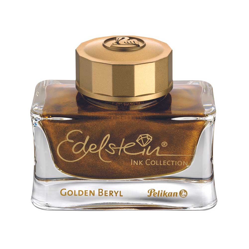 PELIKAN, Ink Bottle - EDELSTEIN GOLDEN BERYL (50mL). — SWASTIK penn