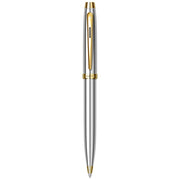 SHEAFFER, Ballpoint Pen - 100 CHROME WITH GOLD TONE.