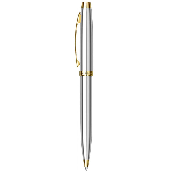 SHEAFFER, Ballpoint Pen - 100 CHROME WITH GOLD TONE 1