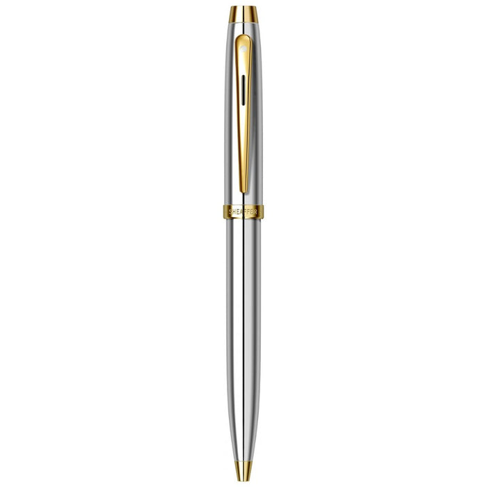 SHEAFFER, Ballpoint Pen - 100 CHROME WITH GOLD TONE 3