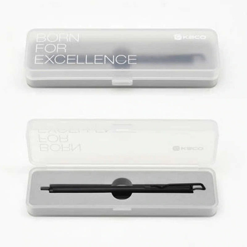 KACO, Gel Pen - KLIP METAL BLACK 0.5mm 5