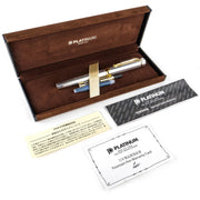 PLATINUM, Fountain Pen - PIN STRIPE STERLING SILVER 9