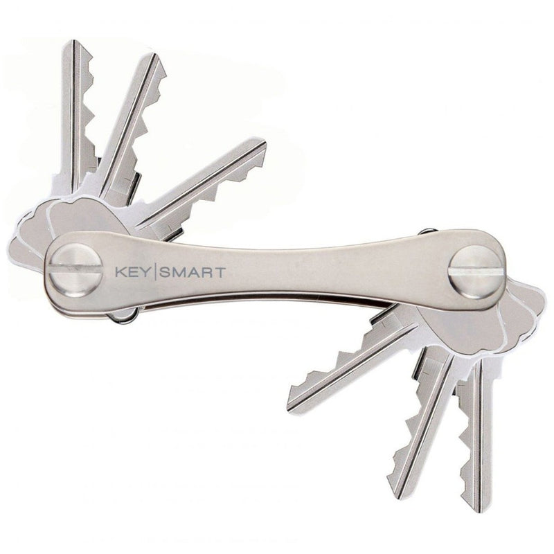 KEYSMART, Compact KEY HOLDER - TITANIUM.