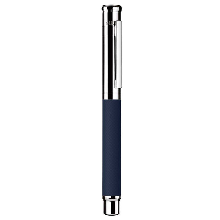 OTTO HUTT, Fountain pen - DESIGN 04 CHECKED PATTERN BLUE.