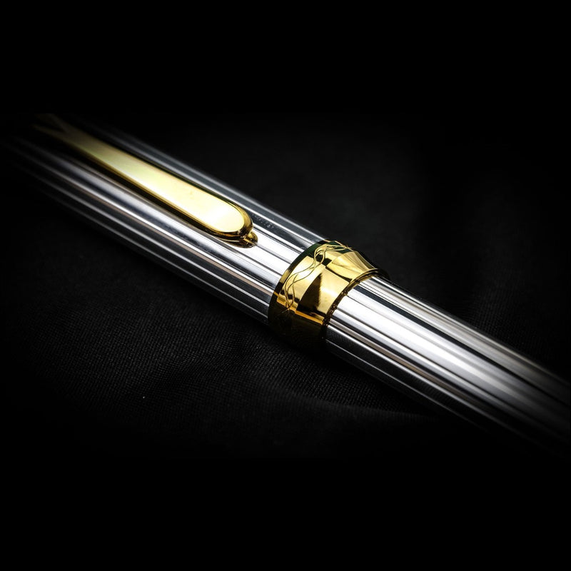 PLATINUM, Fountain Pen - PIN STRIPE STERLING SILVER 12