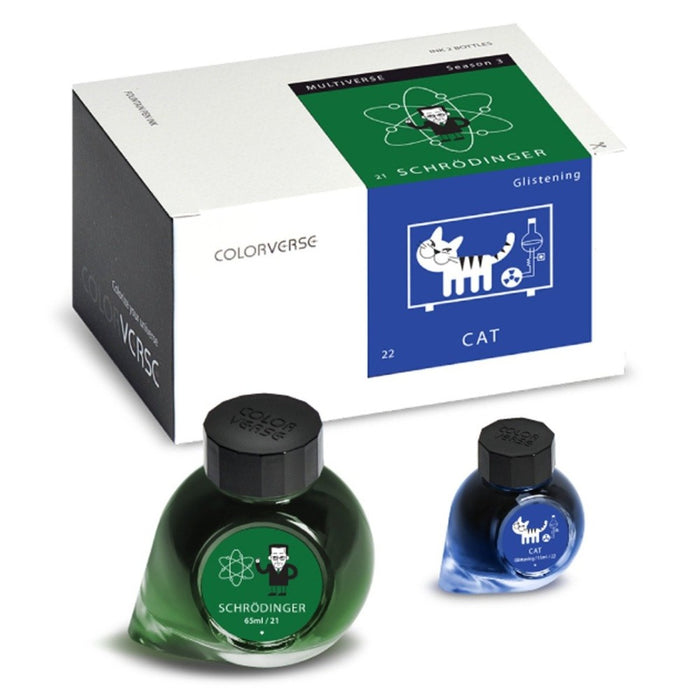 COLORVERSE, Ink 2 Bottles - MULTIVERSE Season 3 SCHRODINGER & CAT GLISTENING (65ml+15ml) 7