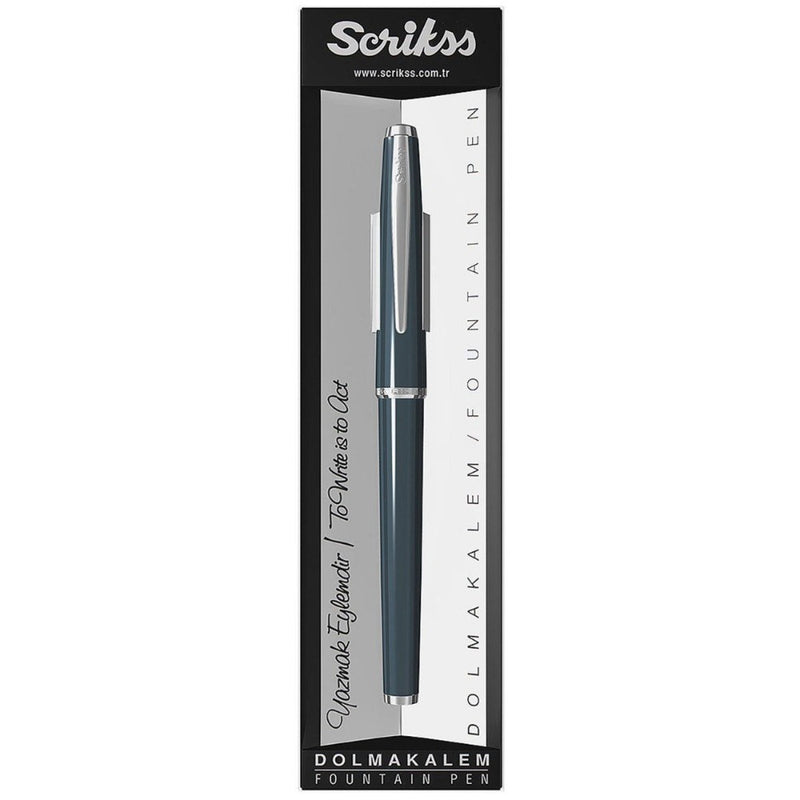 SCRIKSS, Fountain Pen - VINTAGE 33 NAVY BLUE 12
