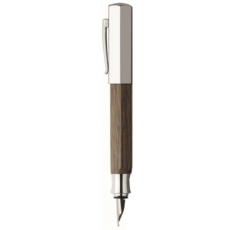 FABER CASTELL, Fountain Pen - ONDORO SMOKED OAK WOOD 