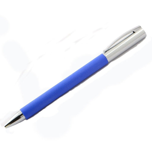 FABER CASTELL, Ballpoint Pen - AMBITION BRUSHED STEEL BLUE 1