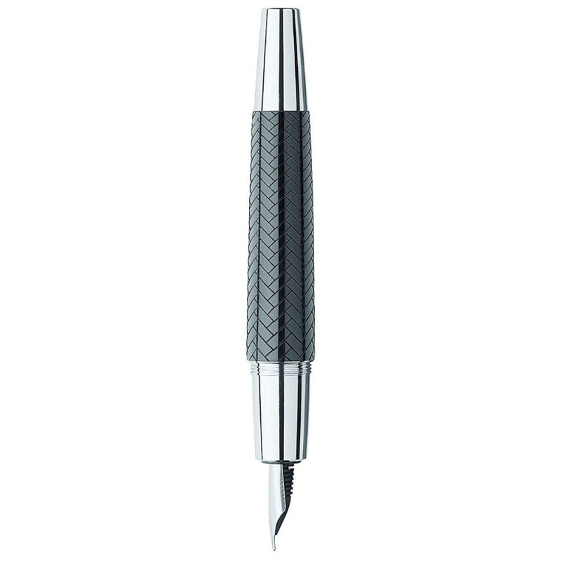 FABER CASTELL, Fountain Pen - EMOTION PARQUET BLACK 2