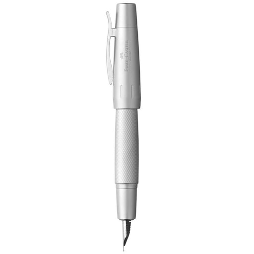 FABER CASTELL, Fountain Pen - E-MOTION PURE SILVER 1