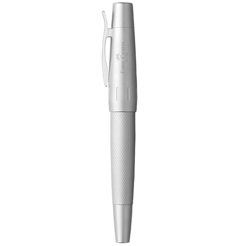FABER CASTELL, Fountain Pen - E-MOTION PURE SILVER 