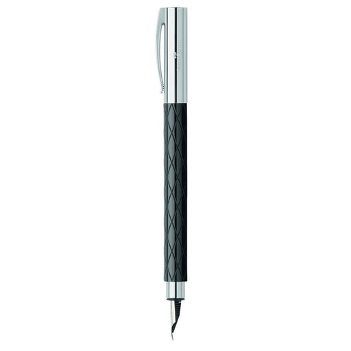 FABER CASTELL, Fountain Pen - AMBITION RHOMBUS BLACK 