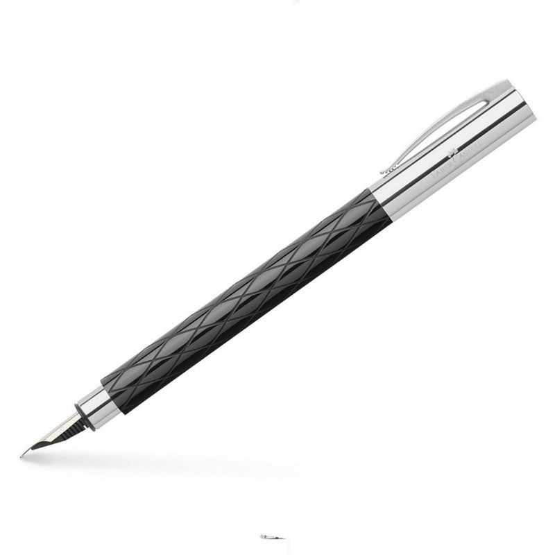 FABER CASTELL, Fountain Pen - AMBITION RHOMBUS BLACK 2