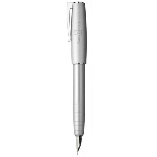 FABER CASTELL, Fountain Pen - LOOM METALLIC SILVER 
