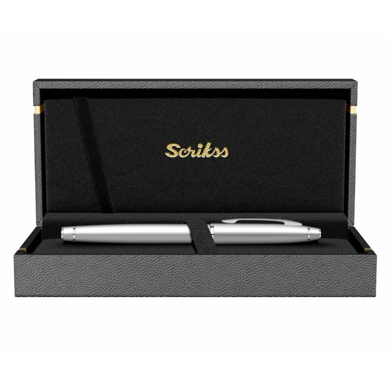 SCRIKSS, Fountain Pen - NOBLE 35 MATT CHROME 13